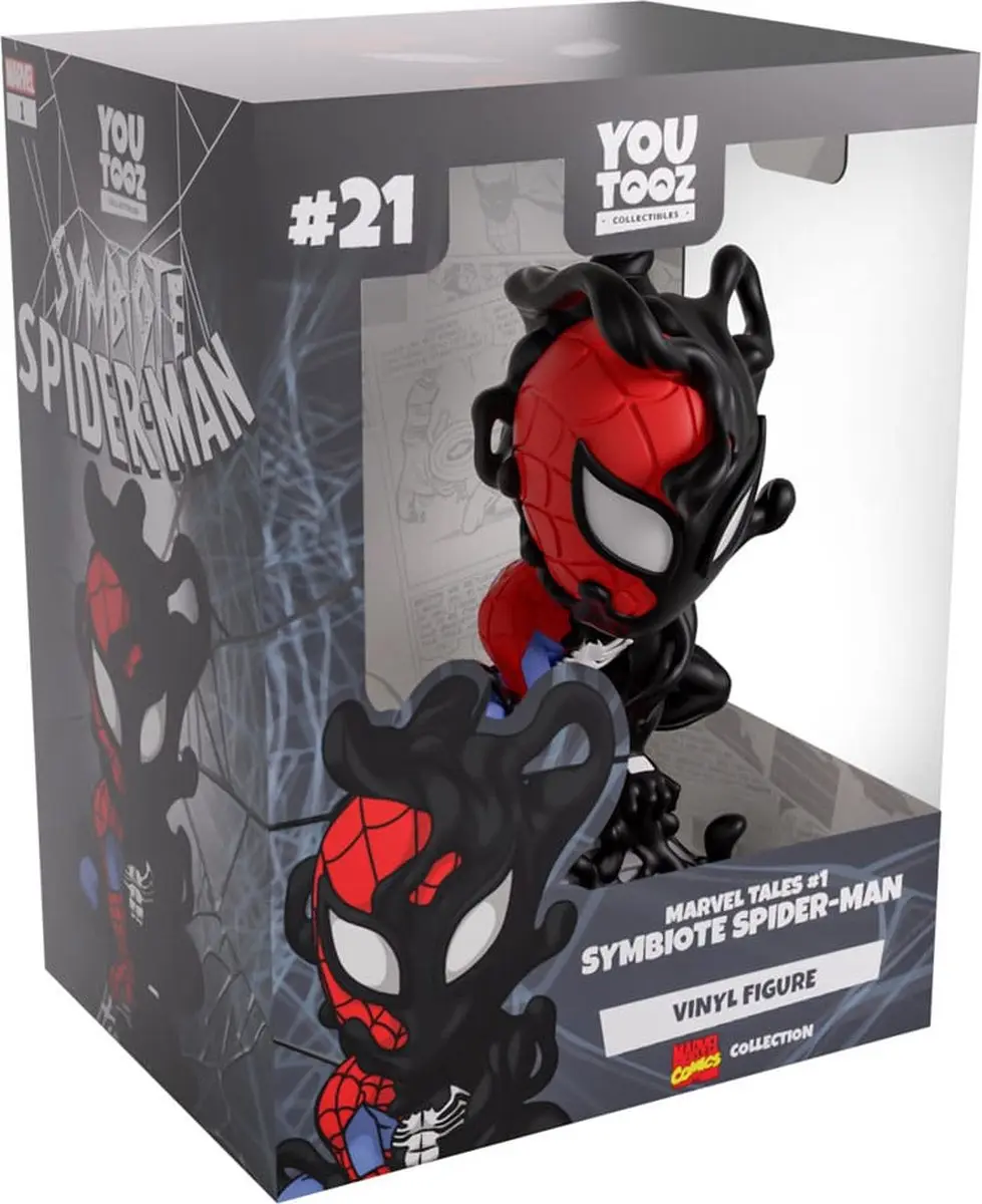 Youtooz Marvel Tales Symbiote Spider-Man Vinyl Figure 13cm - Multi - afbeelding 4 van 5