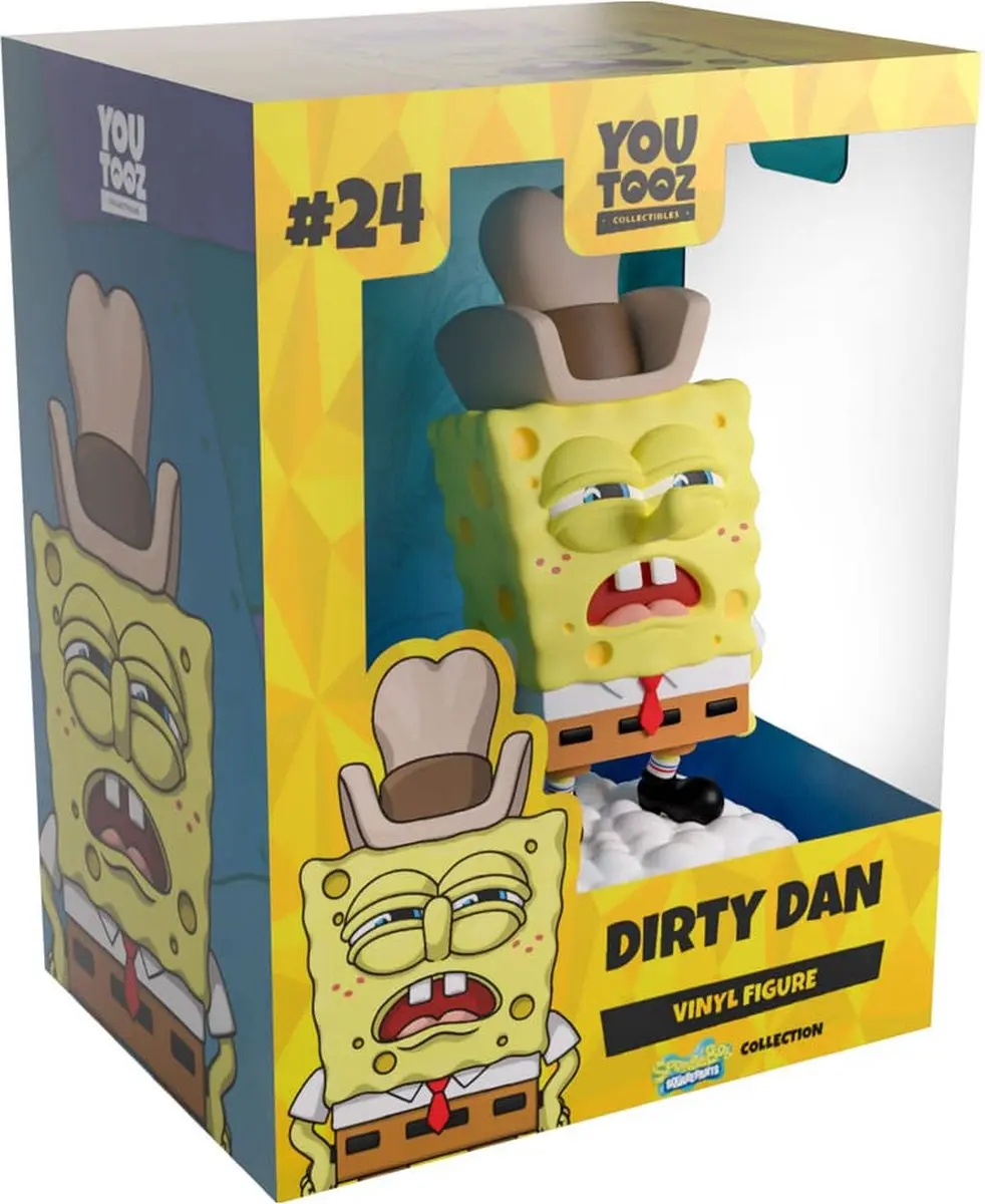 Youtooz SpongeBob SquarePants Dirty Dan Vinyl Figuur - 12cm - Multi - afbeelding 2 van 2