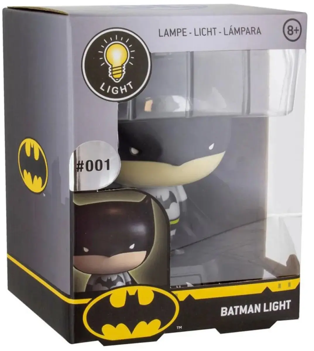 Paladone Batman Icon Light Nachtlamp - Zwart