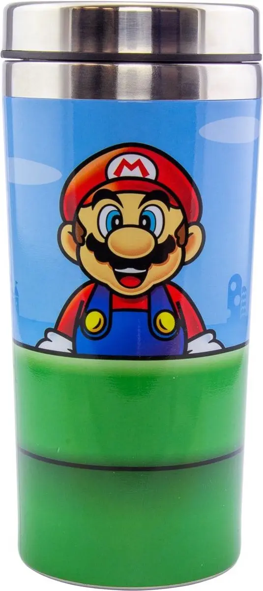 Paladone Super Mario Warp Pipe Thermosbeker PP6349NN - 450ml - Blauw/ Groen