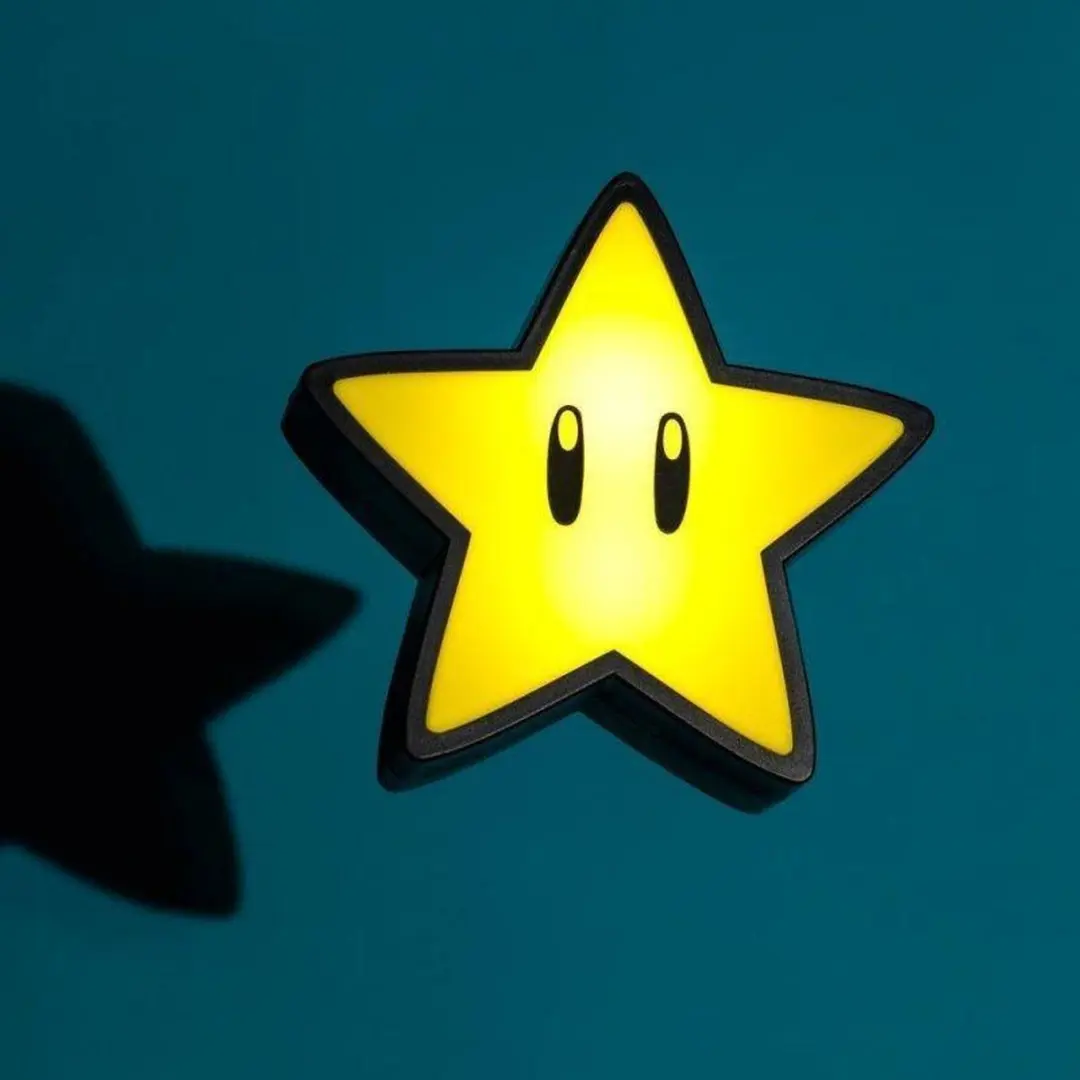 Paladone Super Mario Super Star Licht met Geluid - Officieel Nintendo