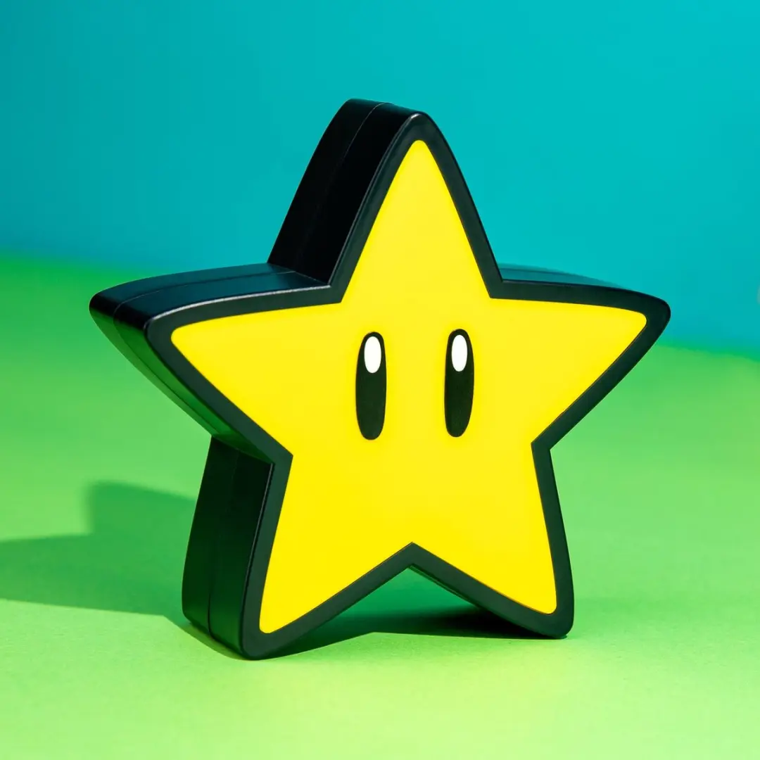 Paladone Super Mario Super Star Licht met Geluid - Officieel Nintendo