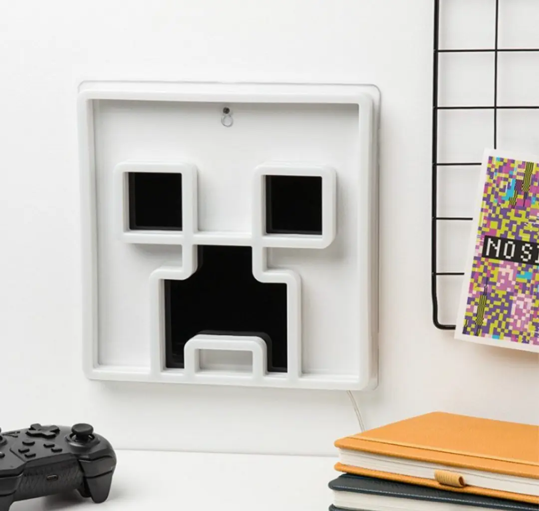 Paladone Minecraft Creeper LED Wandlamp 25cm - Groen
