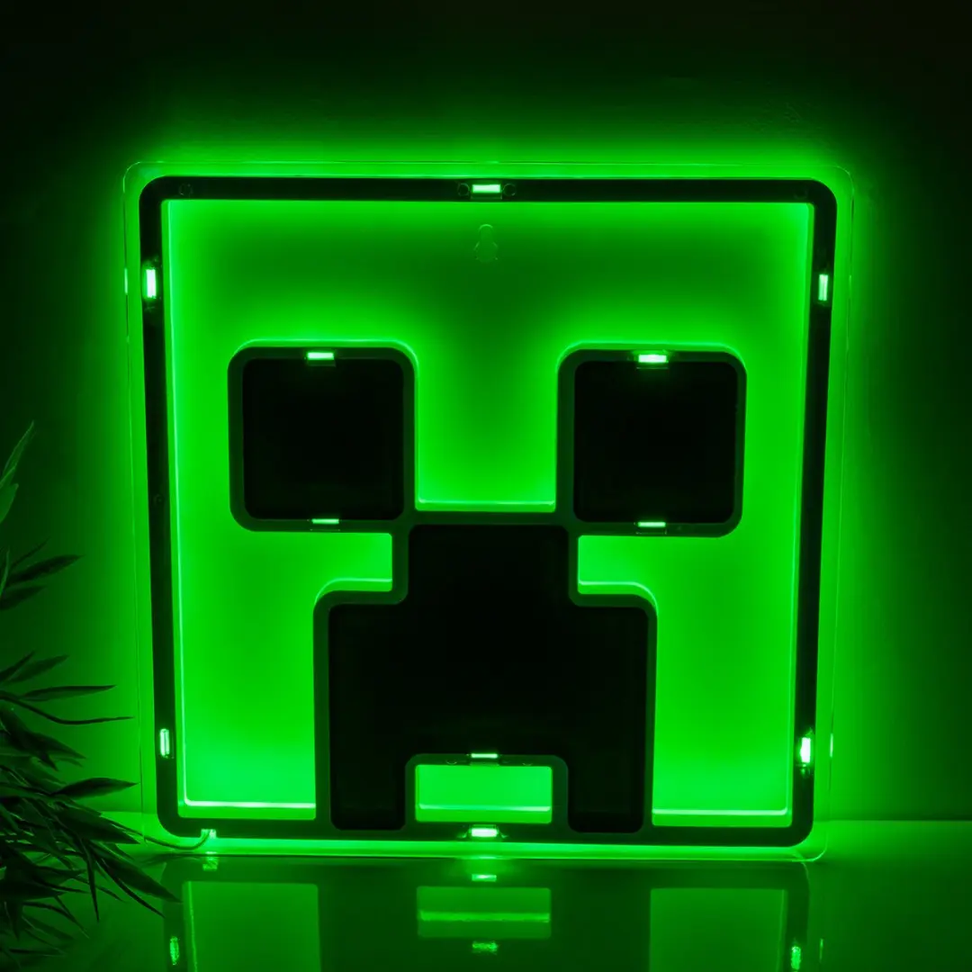 Paladone Minecraft Creeper LED Wandlamp 25cm