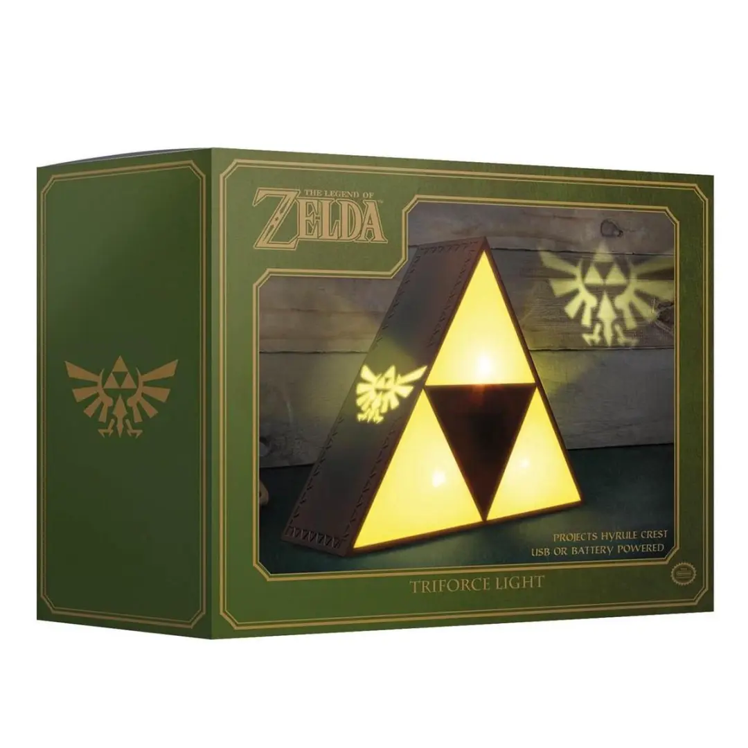 Paladone The Legend of Zelda Triforce Nachtlamp - Warm wit - USB/batterij
