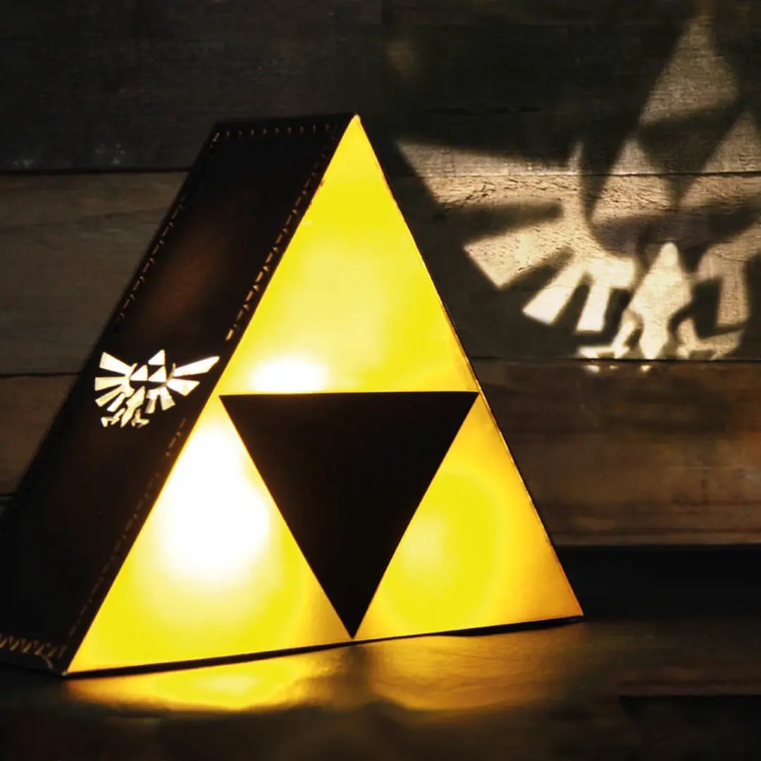 Paladone The Legend of Zelda Triforce Nachtlamp - Warm wit - USB/batterij
