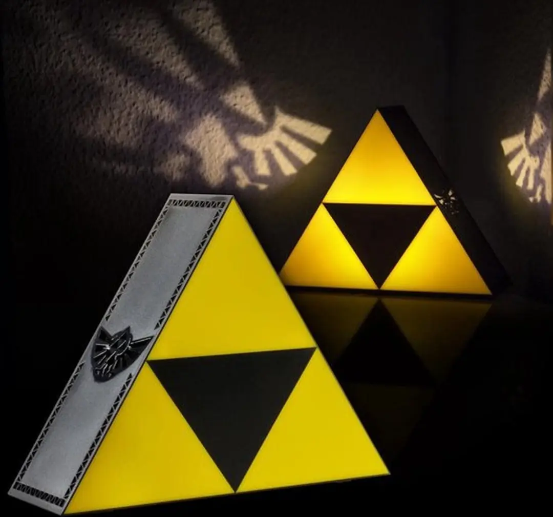 Paladone The Legend of Zelda Triforce Nachtlamp - Warm wit - USB/batterij
