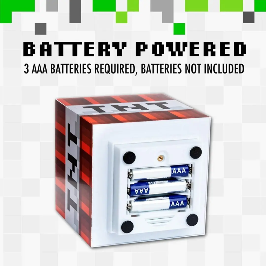 Paladone Minecraft TNT Box Nachtlamp - Multicolor