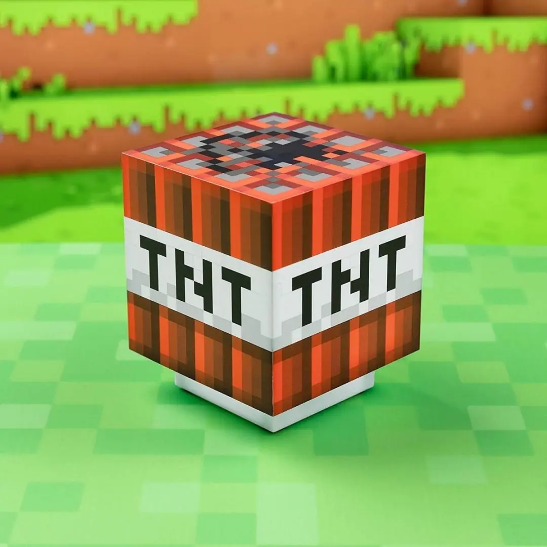 Paladone Minecraft TNT Box Nachtlamp - Multicolor