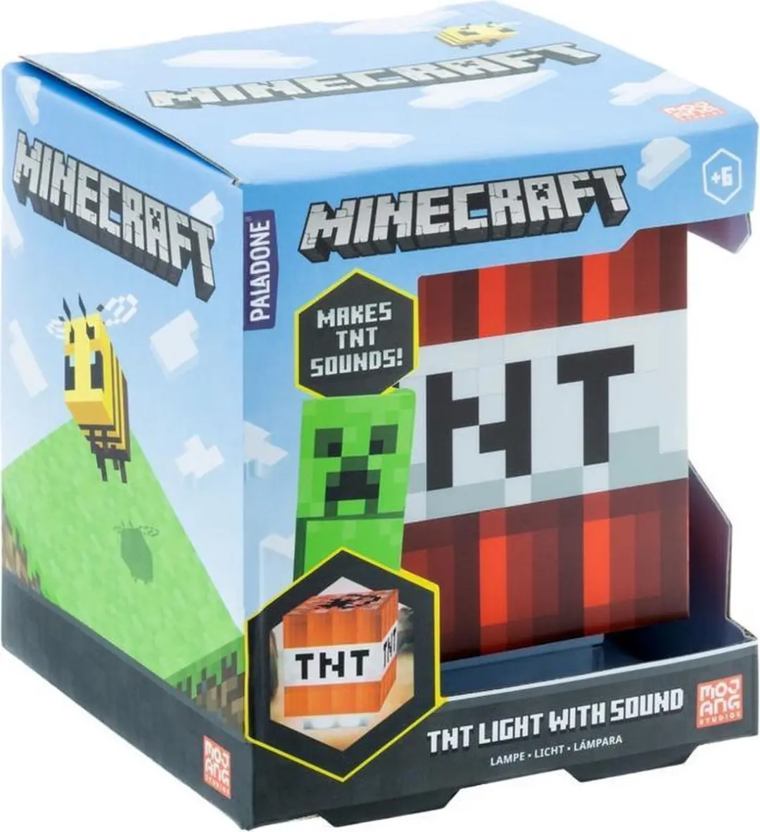 Paladone Minecraft TNT Box Nachtlamp - Multicolor