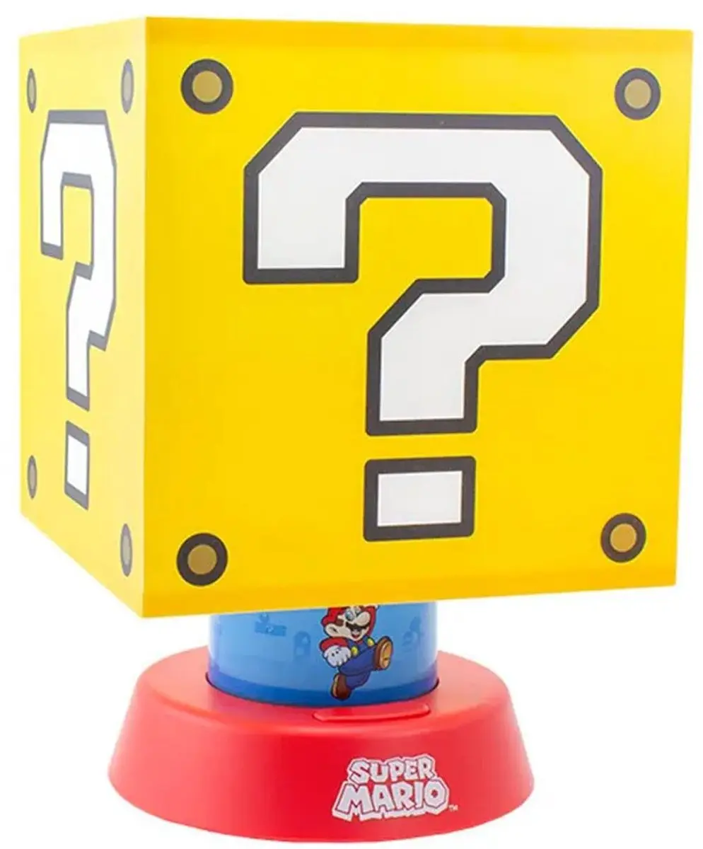 Paladone Super Mario Question Nachtlamp - Geel