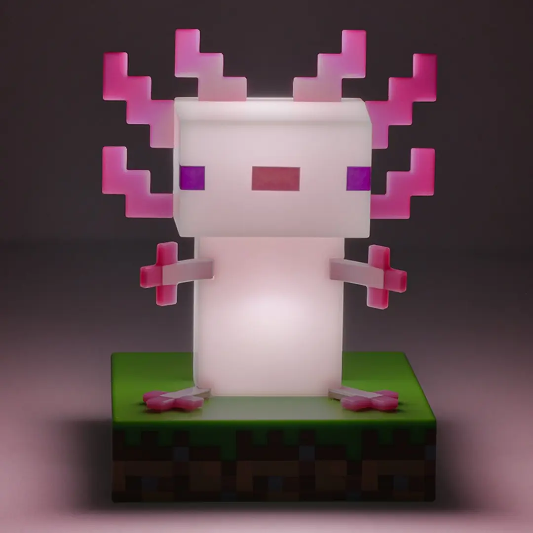 Paladone Minecraft Axolotl Icon Light - Nachtlamp