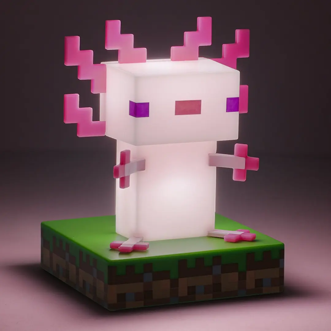 Paladone Minecraft Axolotl Icon Light - Nachtlamp