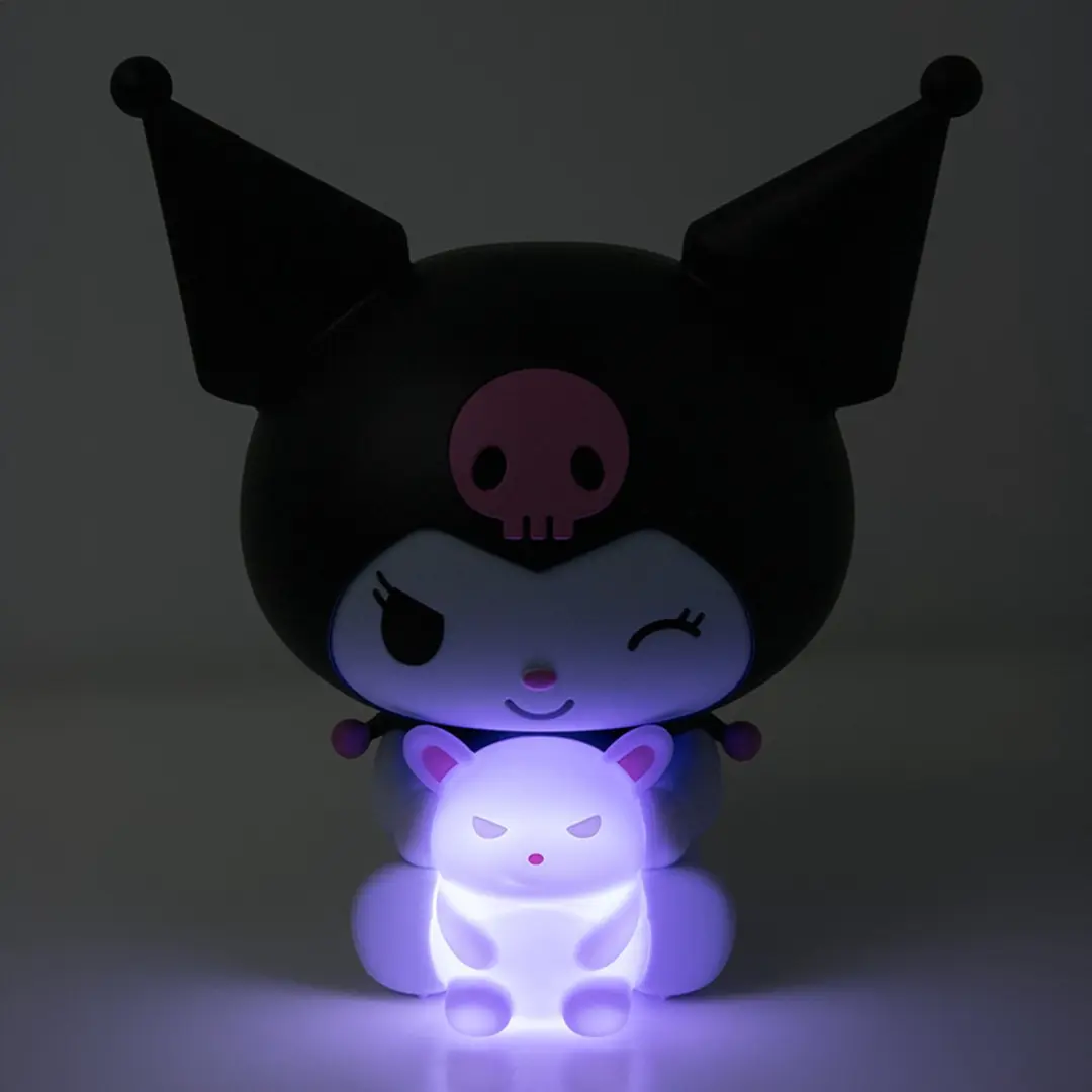 Paladone Kuromi GloBuddies Nachtlamp 3D LED - Zwart