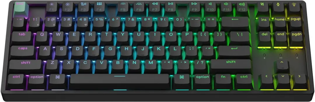 Keychron K8 HE K8H-J1 Gaming Toetsenbord 80% - Zwart - afbeelding 5 van 5