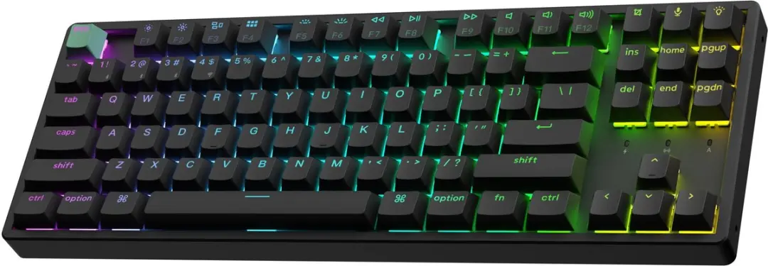 Keychron K8 HE K8H-J1 Gaming Toetsenbord 80% - Zwart - afbeelding 2 van 5