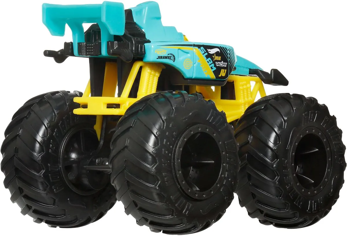 Hot Wheels Monster Trucks Slam Prix 2-delig - Meerkleurig