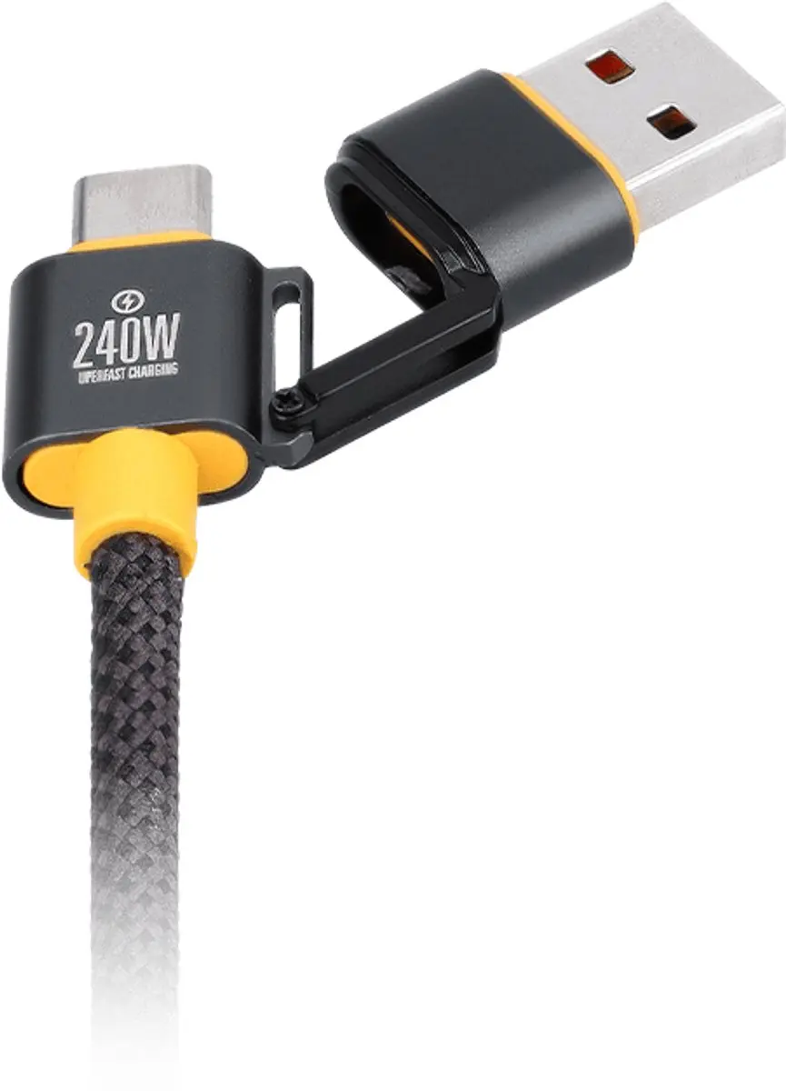 Waka Waka Connect Pro Kabel - 180cm - Zwart - afbeelding 3 van 6