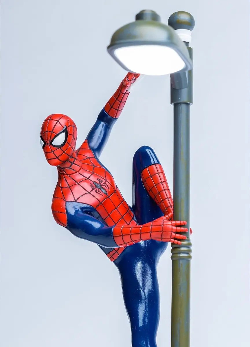 Paladone Spider-Man Straatlantaarn Bureaulamp - Blauw/Rood/Zwart