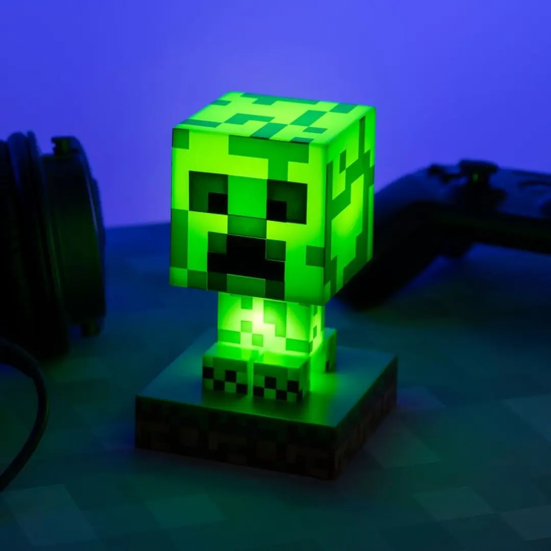Paladone Minecraft Creeper Icon Licht - 12cm - Groen