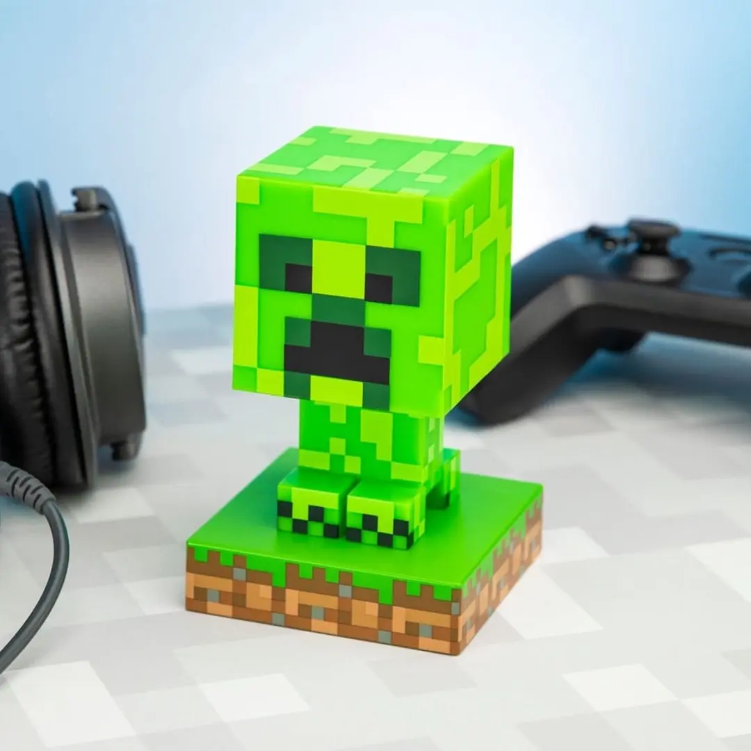 Paladone Minecraft Creeper Icon Licht - 12cm - Groen