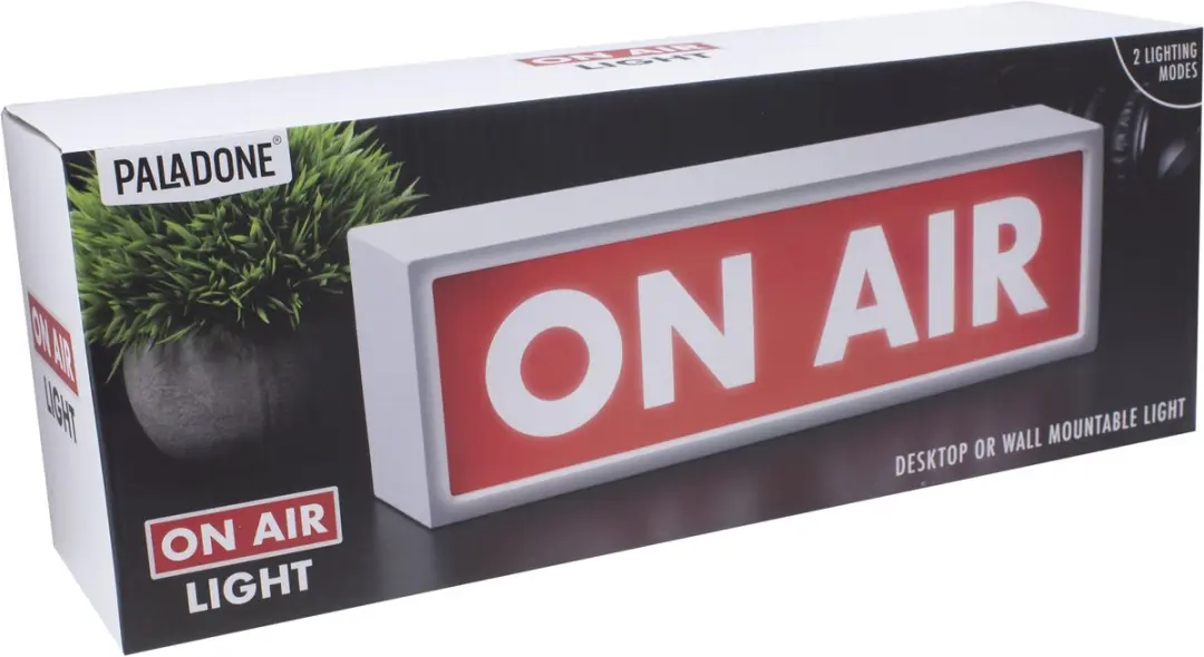 ON AIR Lichtbord, LED-lamp voor Opnames, Vloggers en Streamingstudio's, Decorati