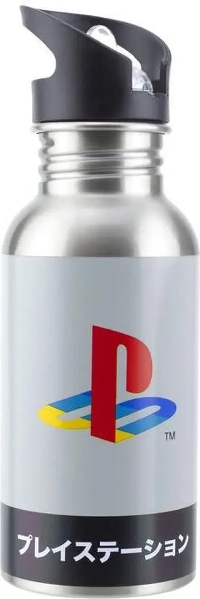Paladone PlayStation Metal Waterfles 0,5L - Multicolor