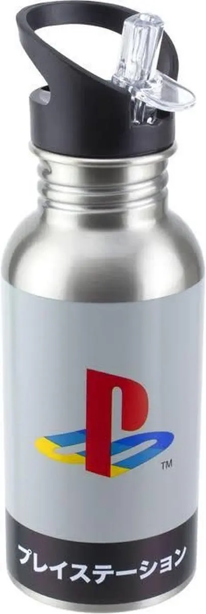 Paladone PlayStation Metal Waterfles 0,5L - Multicolor