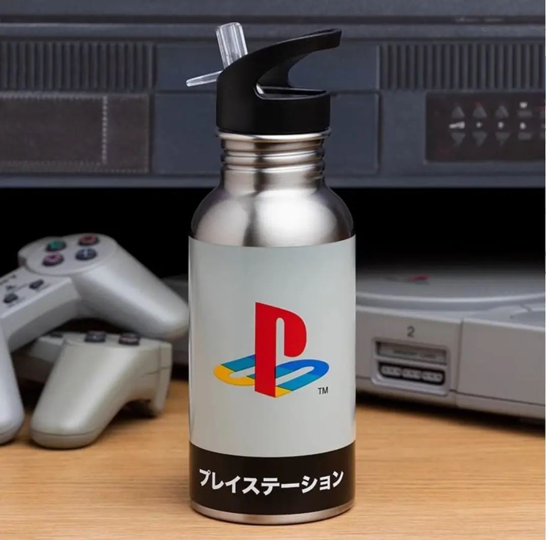 Paladone PlayStation Metal Waterfles 0,5L - Multicolor