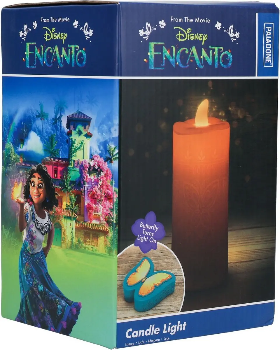 Paladone Disney Encanto Candle Light - Geel - Vlinderafstandbediening