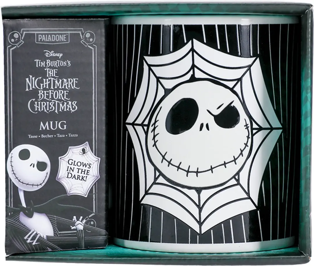 Paladone The Nightmare Before Christmas Glow-in-the-Dark Mok - 300ml