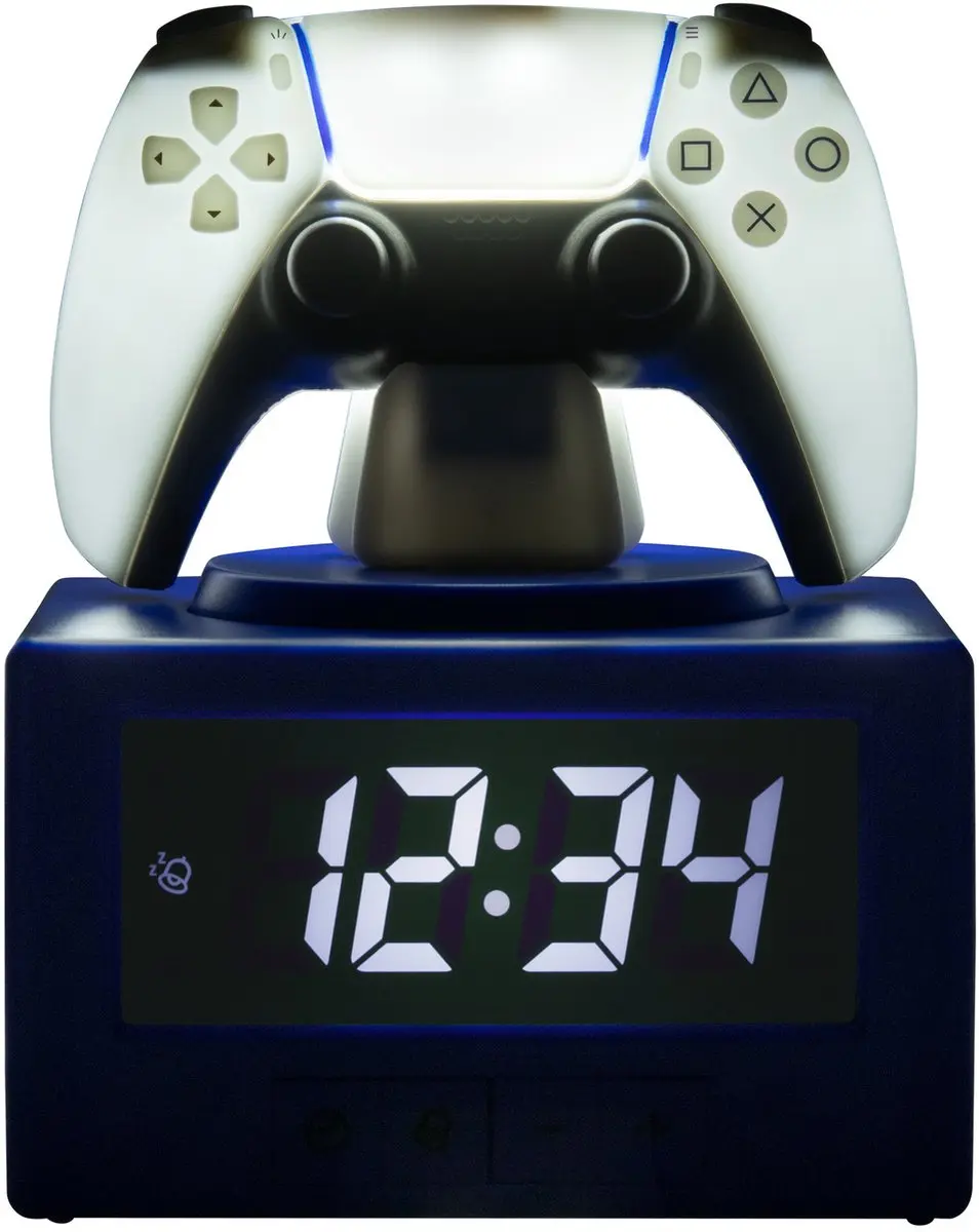 Paladone PlayStation Controller Wecker - Blauw/Wit