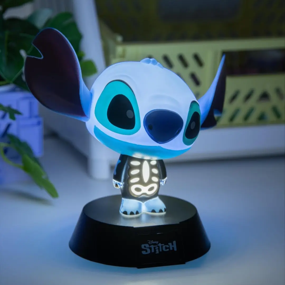 Paladone Disney Stitch Skeleton Nachtlampje 10cm - Meerkleurig