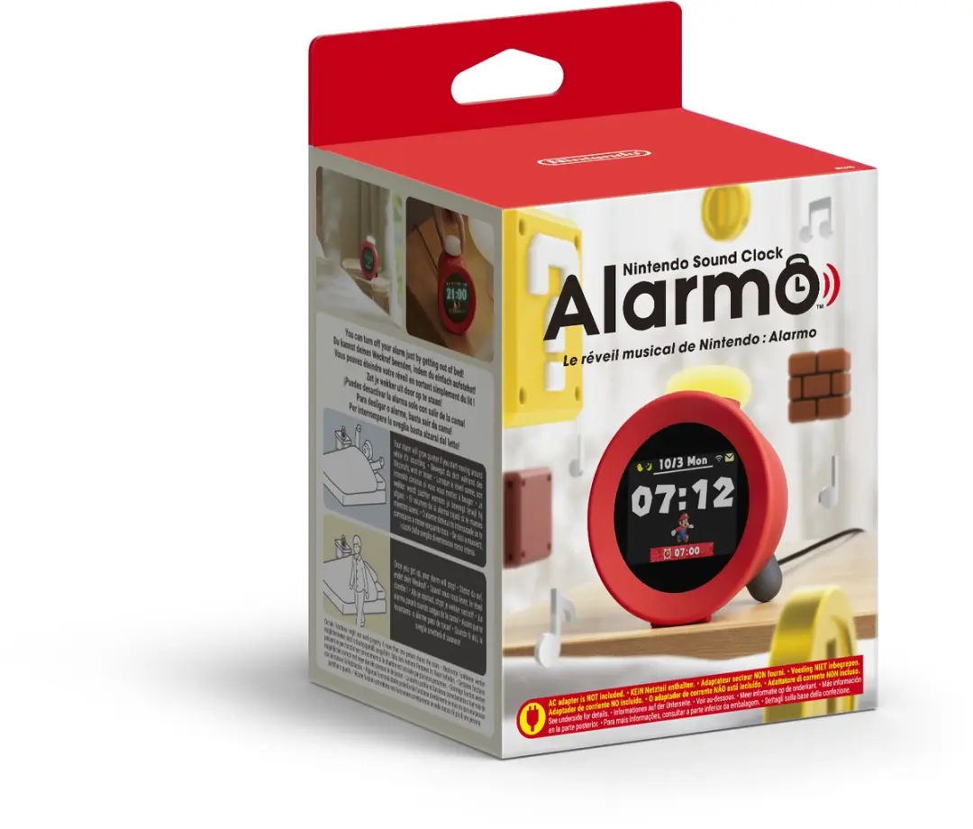 Nintendo Alarmo Interactieve Wekker - Rood - afbeelding 6 van 6