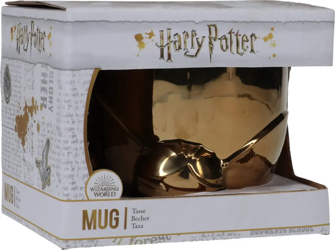Paladone Harry Potter Golden Snitch 3D Mok 450ml - Goud