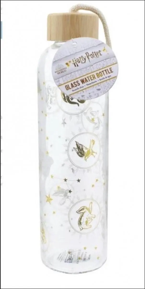 Paladone Harry Potter Glas Waterfles 590ml - Multicolor