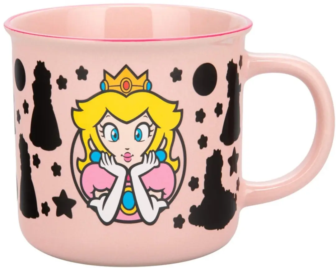 Paladone Super Mario Princess Peach Heat Change Mok - 300ml - Multi