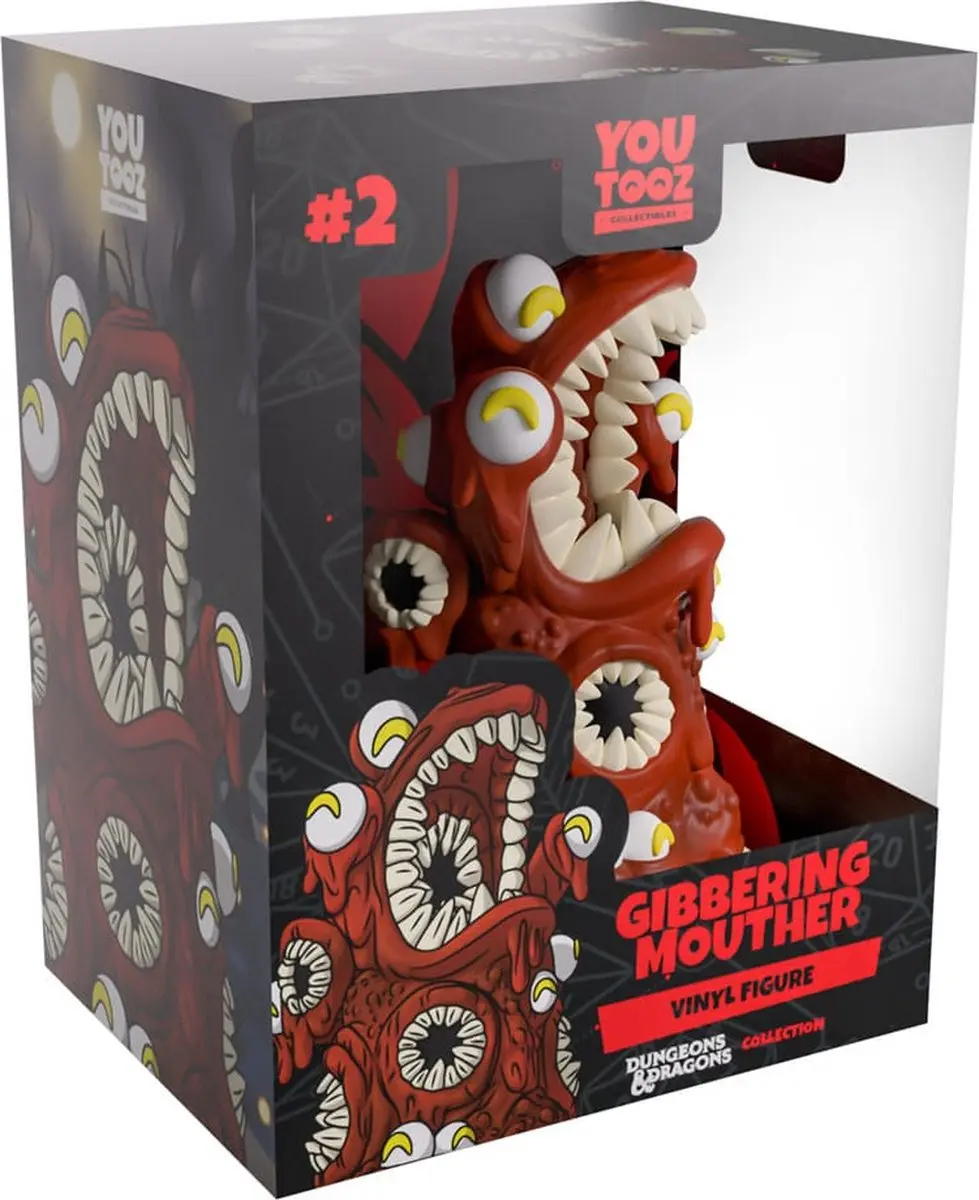 Youtooz Dungeons & Dragons Gibbering Mouth Vinyl Figure - 13cm - Multi - afbeelding 6 van 6