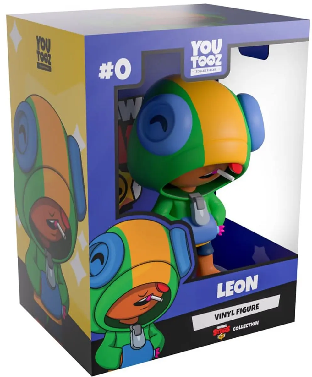 Youtooz Brawl Stars Leon Vinyl Figuur 10cm - Multicolor - afbeelding 4 van 5