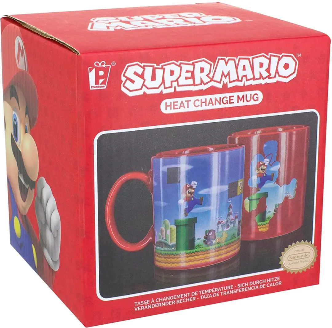 Paladone Super Mario Heat Change Mug PP3432NN - 300ml - Rood