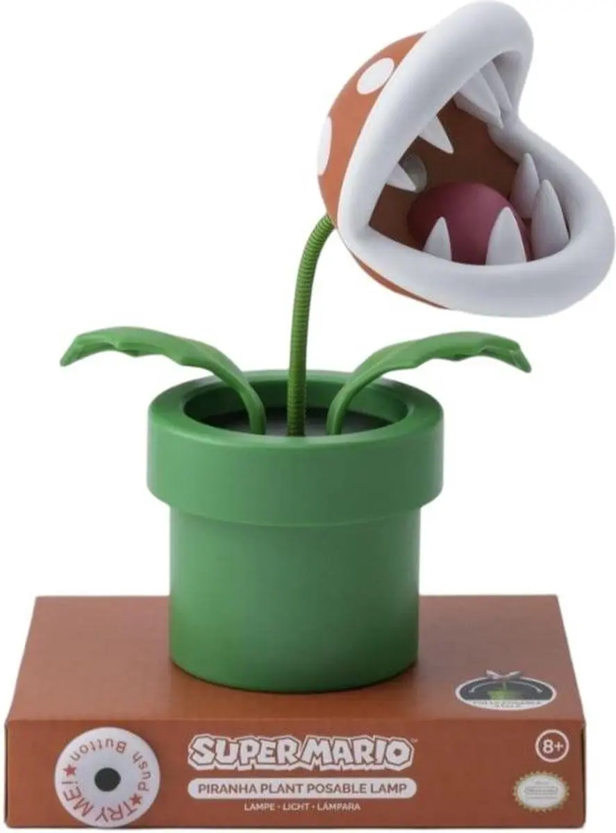 Paladone Super Mario Mini Piranha Plant Lamp 20cm
