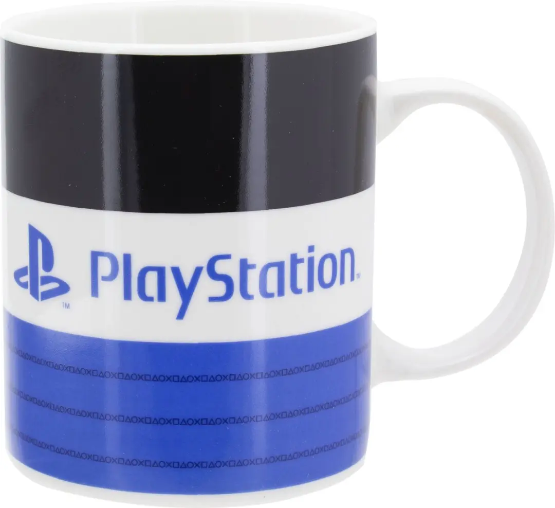 Paladone PlayStation Mok 400ml - PP9626PS - Blauw/Wit/Zwart