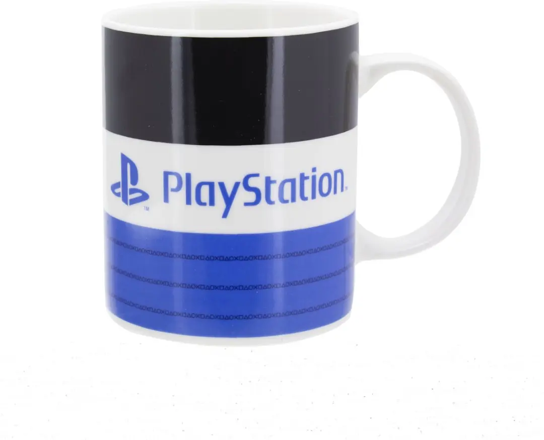 Paladone PlayStation Mok 400ml - PP9626PS - Blauw/Wit/Zwart