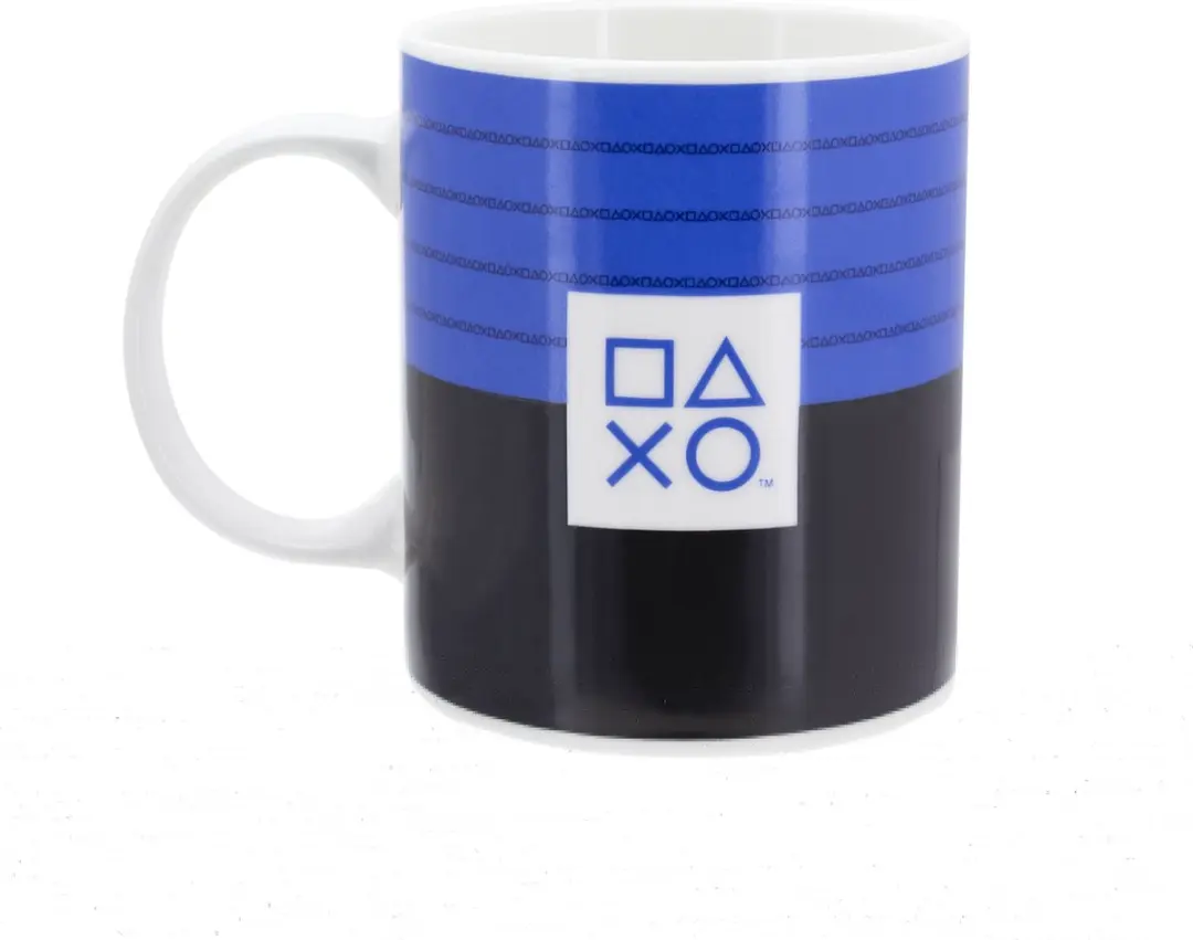Paladone PlayStation Mok 400ml - PP9626PS - Blauw/Wit/Zwart