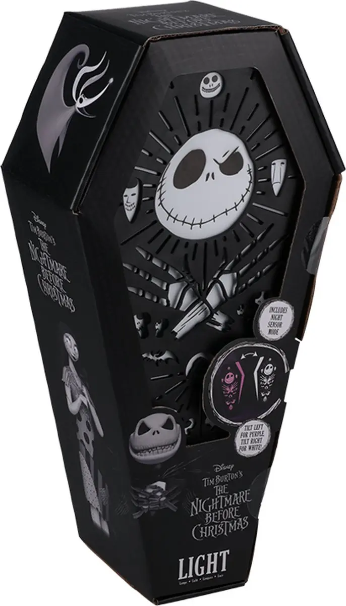 Paladone Nightmare Before Christmas Coffin 3D Licht - Veelkleurig