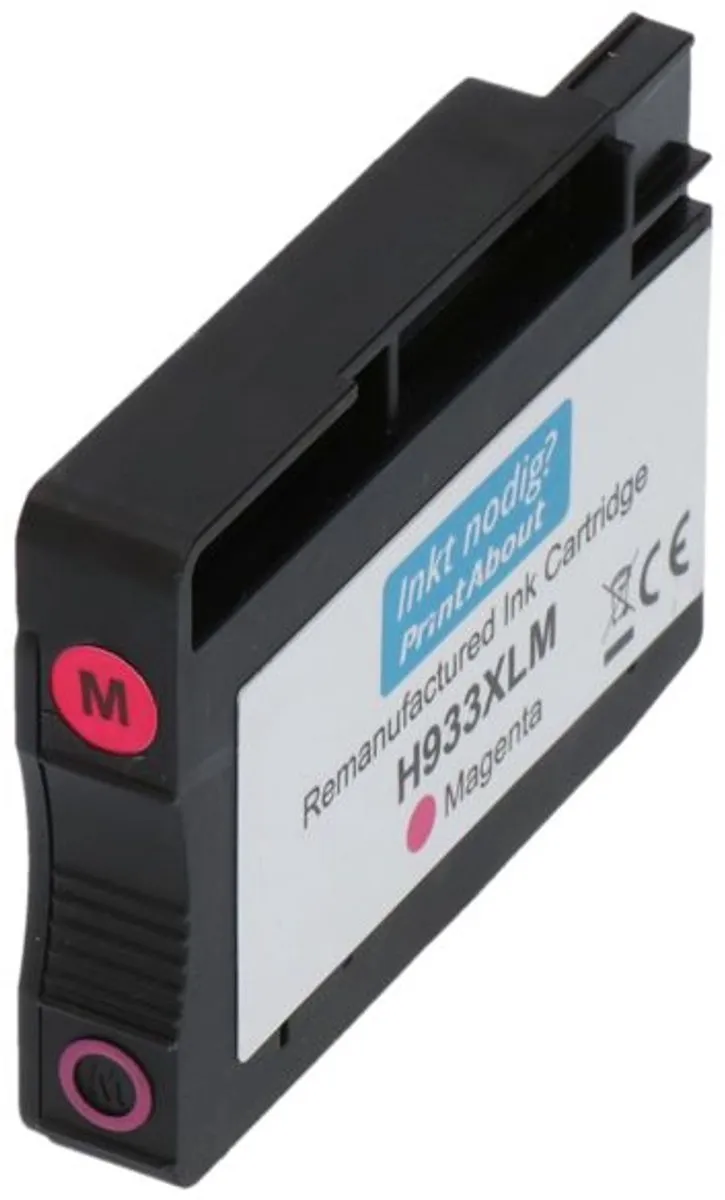 PrintAbout Inktcartridge 933XL CN055AE Magenta - 900 pagina's