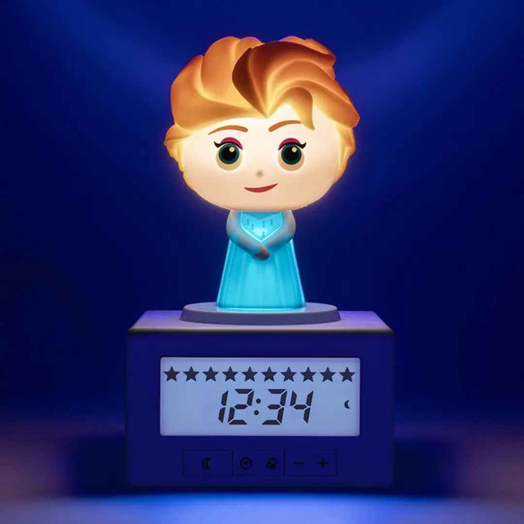 Paladone Disney Elsa Frozen Slaaptrainer-Wekker - Blauw