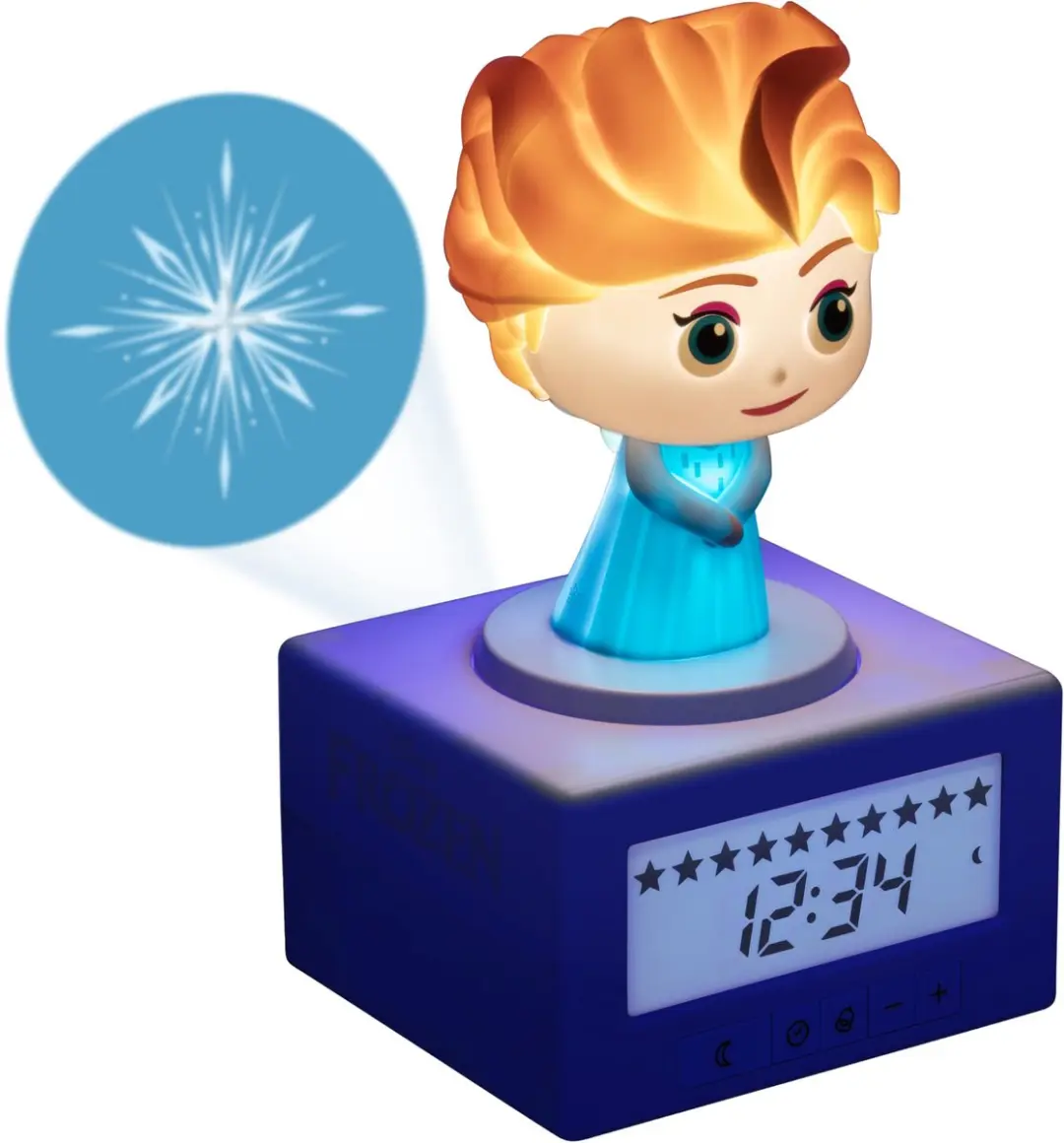 Paladone Disney Elsa Frozen Slaaptrainer-Wekker - Blauw