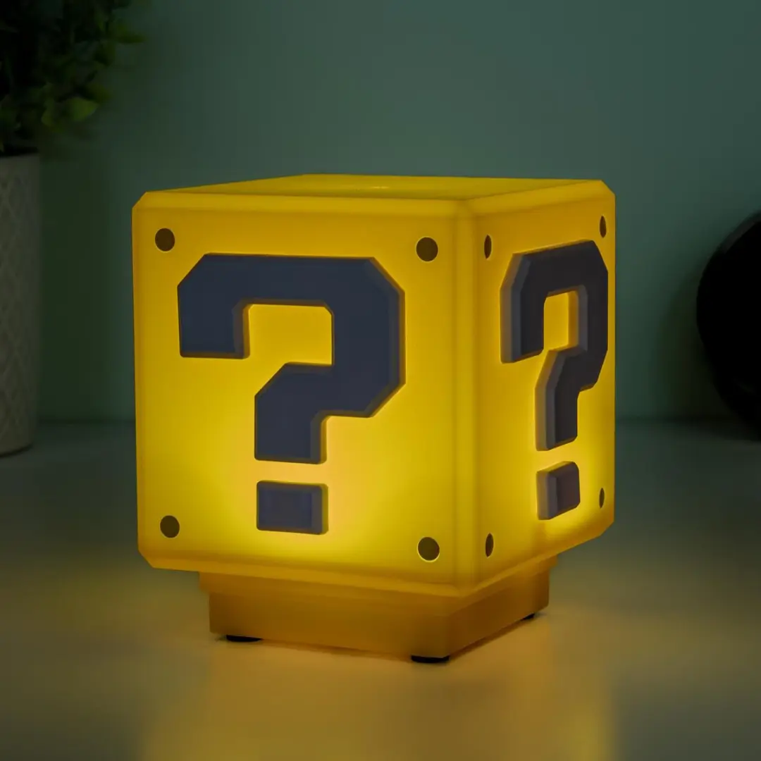 Super Mario Mini Question Block Light V4 van Paladone