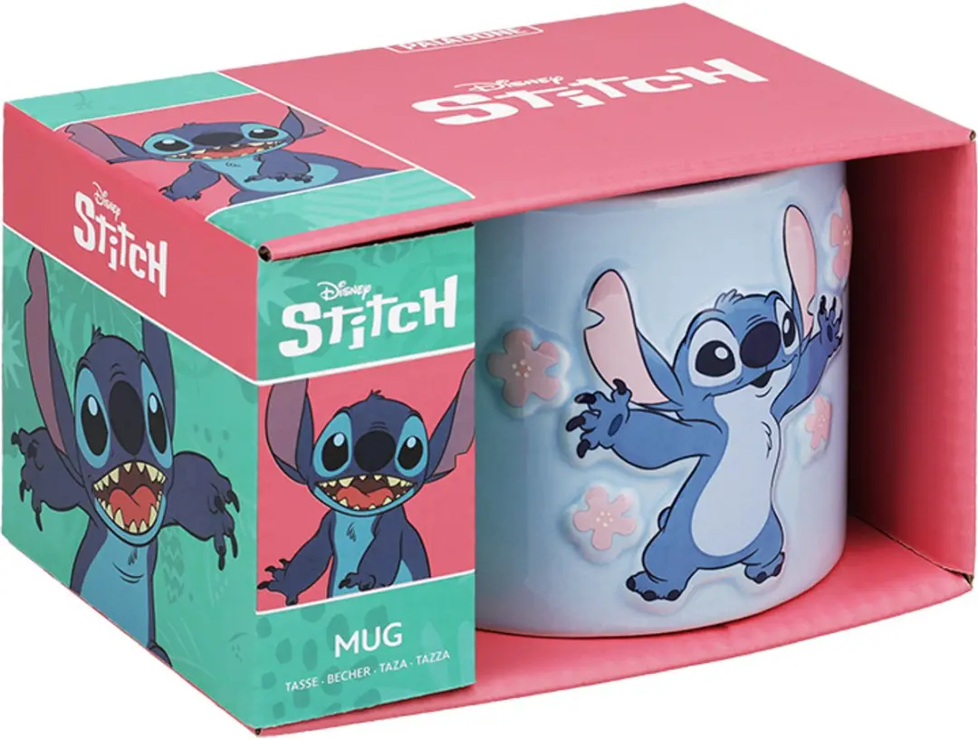 Paladone Disney Lilo & Stitch Keramische Mok 400ml - Pastelblauw